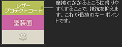 摩擦のかかるところは滑りやすくすることで、抵抗を抑えます。これが長持のキーポイントです。