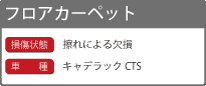 フロアカーペットのリペアの詳細